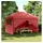 vidaXL Partezelt 1,494 x 4,1 m inkl. 4 Seitenteile Rot