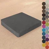 Kimgull Quadratisch Sitzkissen 35 X 35 X 10CM Bodenkissen Quadrat Barhocker-Kissen Square Stuhlkissen Stuhlauflage Sitzkissen Abnehmbar und Waschbar Rutschfestes Color#21