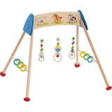 GoKi 65208 Baby Erlebnisdecke | Spielmatte Holz Mehrfarbig Baby-Turnhalle