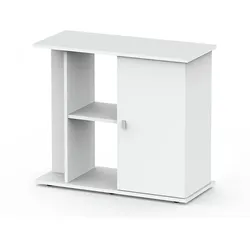 Aquatlantis Style LED 80x35 Schrank weiß Aquariumunterschrank