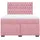 vidaXL Boxspringbett 140 x 200 cm Rosa