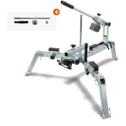 BTR Reifenmontiergerät EVO3® Straßen- / Rennstrecken Kit Mit Rollerreifen-Wechselkit Mit erhöhten Standfüßen (verstellbar) Ohne Montagearm-Erweiterung Mit Abdrückschaufel-Schutz