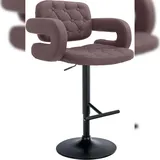 CLP Barhocker Dublin Stoff Braun