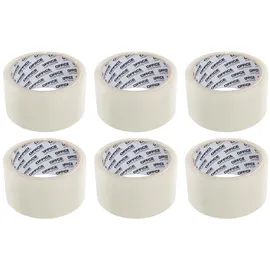 OFFICER PRODUCTS Verpackungsklebeband transparent 6 St.