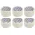 OFFICER PRODUCTS Verpackungsklebeband transparent 6 St.