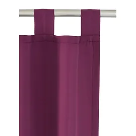 OTTO home Vorhang OTTO HOME "Raja" Gr. 2, lila (beere), B:140cm H:175cm, Polyester, Recyceltes Material, Gardinen, 2er-Set, Bestseller, einfarbig, modern, pflegeleichte Mikrofaser