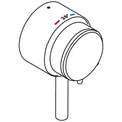 hansgrohe Triostat Griff