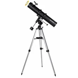BRESSER Galaxia 114/900 EQ3 Spiegelteleskop mit Smartphone-Adapter & Sonnenfilter