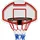 TRIZAND Basketballkorb Outdoor mit Rückwand 73 x 49 cm Felgendurchmesser für Basketballkurbel 45 cm - Basketballkorb Outdoor Kinder und Erwachsen...