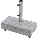 Doppler Balkon Granitsockel 25 mit 4 Rollen