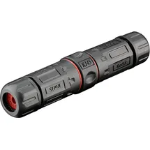 goobay 79566 Outdoor (IP68) RJ45 Modularkupplung/Verbinder, CAT 6, - staub- und wasserdicht, 2x RJ45-Buchse (8P8C)