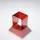 Steinberg Serie 432 Hocker aus Polyresin 400x270x430mm rubin