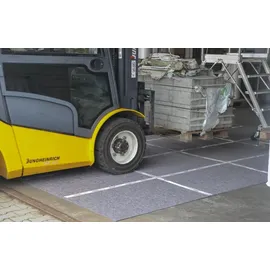 Scorprotect® Schutzboden Vliesfaserplatte 1 m x 0,8 m 1100 g/m2 Grau