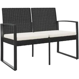 vidaXL Gartenbank 60 x 55 x 78 cm Schwarz