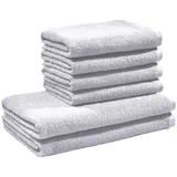 REDBEST Oceanside Handtuchset 6-tlg. grau