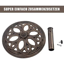 Costway Schirmständer Gusseisen 38/48 mm Bronze
