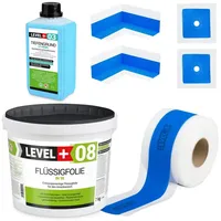 Level + LEVEL+ Dichtset für Duschabdichtung Bad Dichtband Flüssigfolie