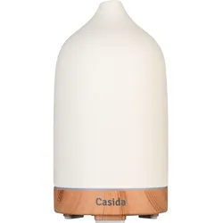 Aroma Diffuser Keramik Weiß / Holz 1 ST