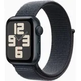 Apple Watch SE 2024 GPS 40 mm Aluminiumgehäuse mitternacht, Sport Loop tinte