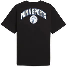 Puma Wardrobe Essentials Sports Legacy Relaxed T-Shirt schwarz XL