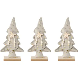 Creativ deco Dekobaum 14 x 24 cm grau