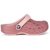 Crocs Crocs Pantoletten Mädchen BAYA GLITTER CLOG TODDLERS 207014-6SR Rosa Pantolette rosa 24-25 EU