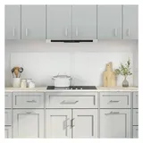 vidaXL Küchenrückwand 2 pcs Transparent 90 x 50 cm Gehärtetes Glas