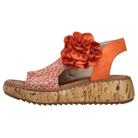 Rieker V1783-90 Damen Orange 38