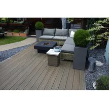 Elephant® Terrassenset strongWood 20 m braun