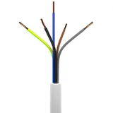 Elektrokabel 100m Installationsleitung 5x2,5mm2 YDY rund 450/750V Kabel 0004-00010-87188