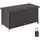 Tectake Auflagenbox Kiruna mit Kunststoffgeflecht, 120x55x61,5cm, 270l