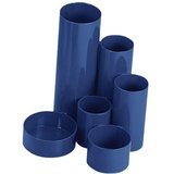 WEDO Stiftehalter Junior Butler (aus hochwertigem Polystyrol, 6 Röhren) blau