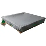 mehr Garten Abdeckung, grau, Kunststoff, 122x20x122 cm,