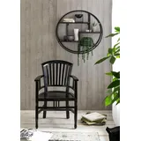 SIT Möbel Panama Wandregal 75 x 20 x 75 cm Schwarz