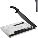 Vevor Papierschneider Hebelschneider, 381 mm Max. Schnittbreite Manuelle Papierschneidemaschine, 16 Blätter Kapazität, mit Schutzschiene / Klingenarretierung, ideal für Zuhause, Büro, Schule