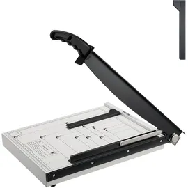 Vevor Papierschneider Hebelschneider, 381 mm Max. Schnittbreite Manuelle Papierschneidemaschine, 16 Blätter Kapazität, mit Schutzschiene / Klingenarretierung, ideal für Zuhause, Büro, Schule