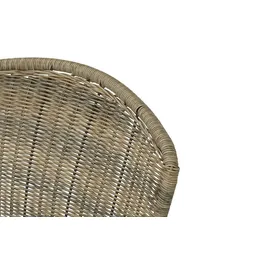 Möbel Kraft Jonna Rattanstuhl 53 x 60 x 83 cm braun