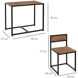 Homcom Essgruppe, MDF, Metall
