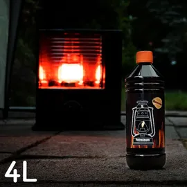 FLAMEUP Petroleum für Petroleumheizung 4 Liter