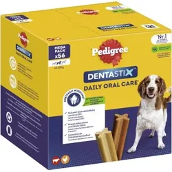 Pedigree Zahnpflege Dentastix Multipack für mittelgroße Hunde 56 Stück