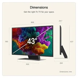 LG 50QNED87B6A 50" 4K UltraHD Mini-LED Smart TV