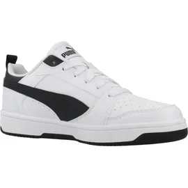 Puma Rebound V6 Lo White / Black / Black 35 1/2