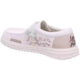 Fusion Schnürhalbschuhe in weiss/weiss kombi, Gr. 39 - Weiß Größe EU