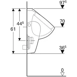 Geberit Renova Urinal 235300600