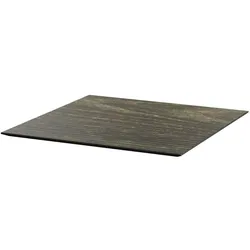 Essentials HPL Tischplatte Riverwashed Wood HPL 70x70 cm