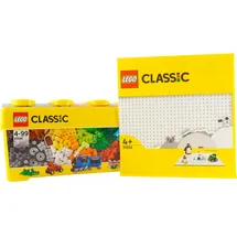 LEGO Classic Bausteine Box + 1 weisse Platte (10696, LEGO Classic)