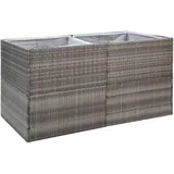 vidaXL Pflanzkübel 157 x 80 x 80 cm Grau