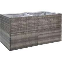 vidaXL Pflanzkübel 157 x 80 x 80 cm Grau