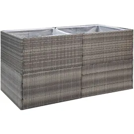 vidaXL Pflanzkübel 157 x 80 x 80 cm Grau