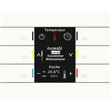 MDT technologies Bedienzentrale Smart 86 Farbdisplay rws/glän BE-BZS86.01